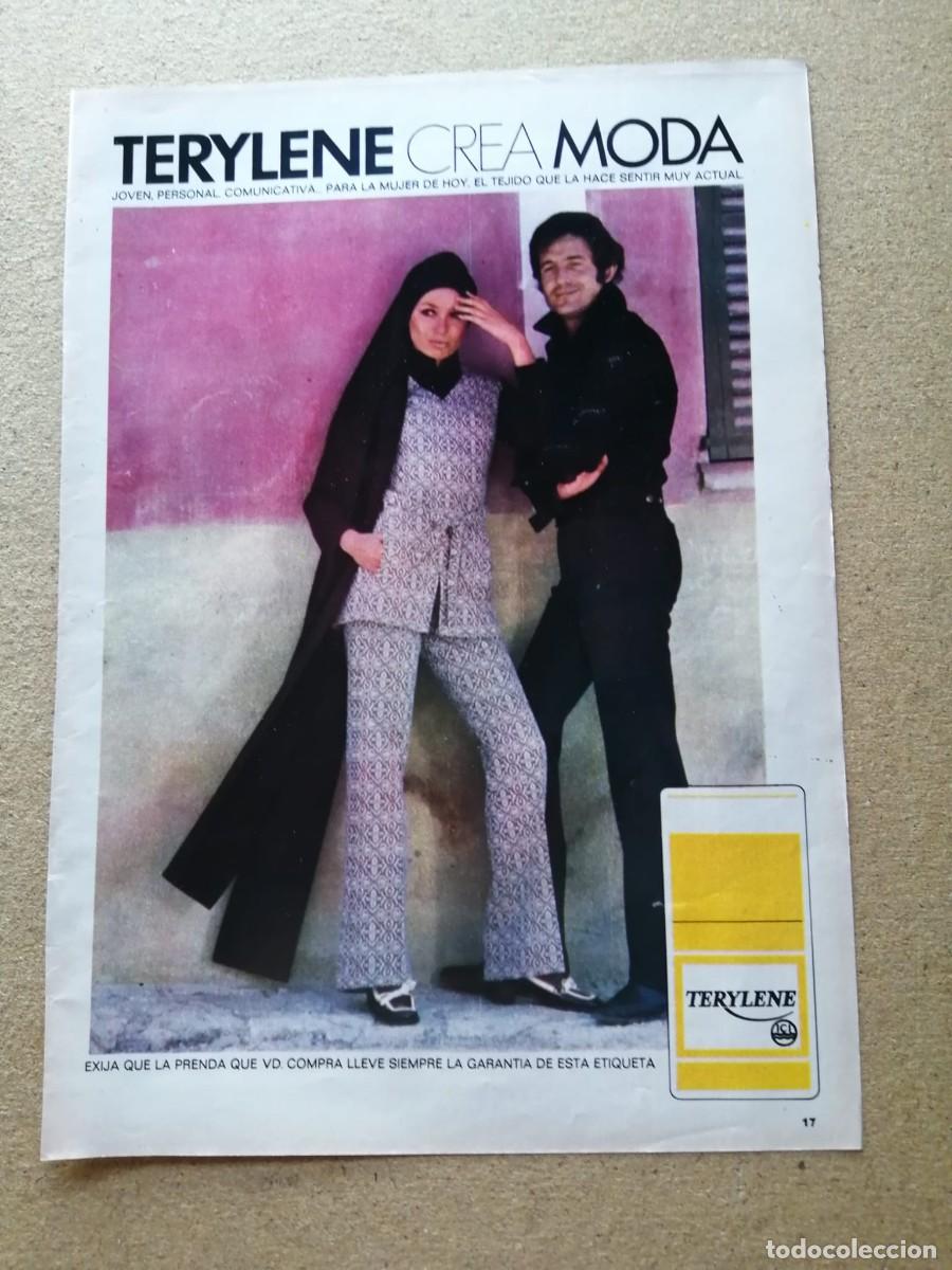 Otros Art&iacute;culos de Coleccionismo en Papel: ANUNCIO. TERYLENE, CREA MODA