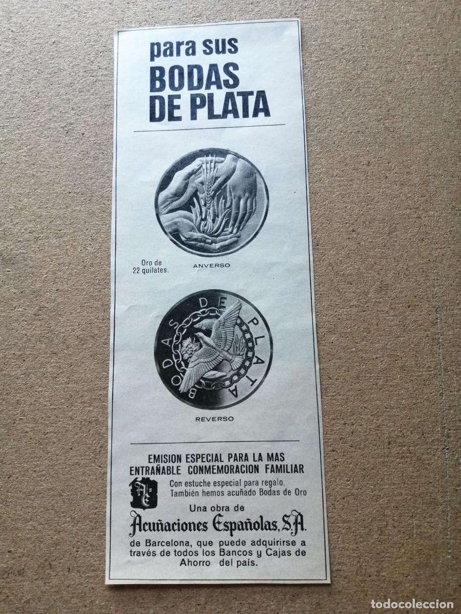 Otros Art&iacute;culos de Coleccionismo en Papel: ANUNCIO. ACU&Ntilde;ACIONES ESPA&Ntilde;OLAS