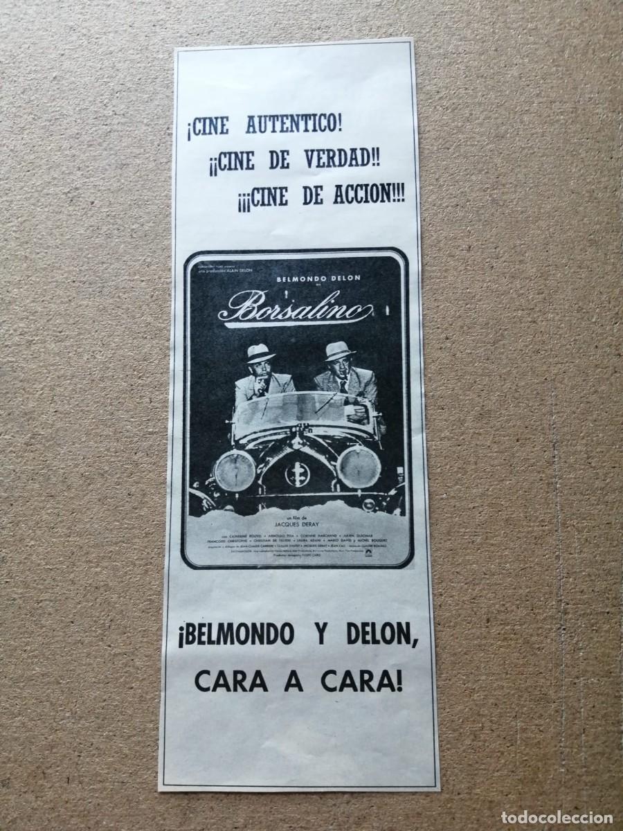 Otros Art&iacute;culos de Coleccionismo en Papel: ANUNCIO CINE. BORSALINO (JEANPAUL BELMONDO - ALAIN DELON)