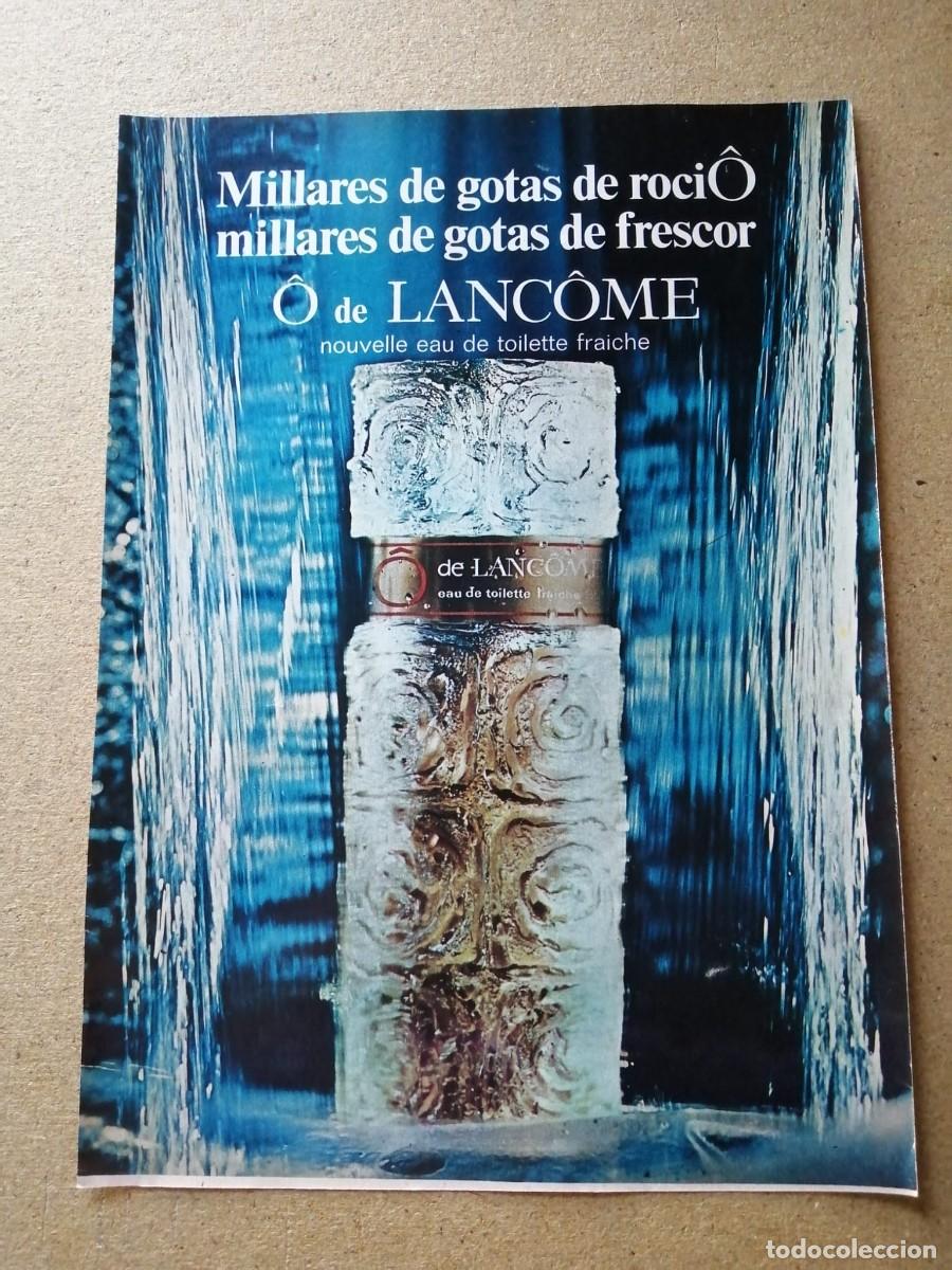 Otros Art&iacute;culos de Coleccionismo en Papel: ANUNCIO. EAU DE TOILETTE O DE LANCOME