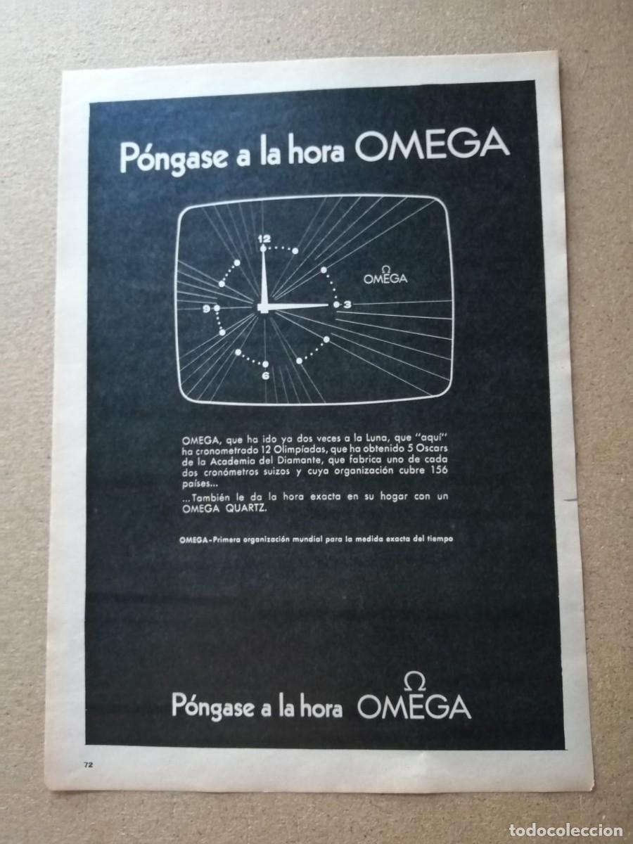 Otros Art&iacute;culos de Coleccionismo en Papel: ANUNCIO. RELOJ OMEGA