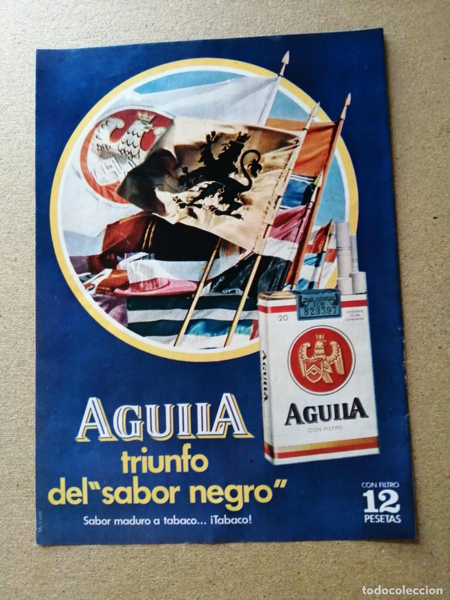 Otros Art&iacute;culos de Coleccionismo en Papel: ANUNCIO. CIGARRILLOS AGUILA