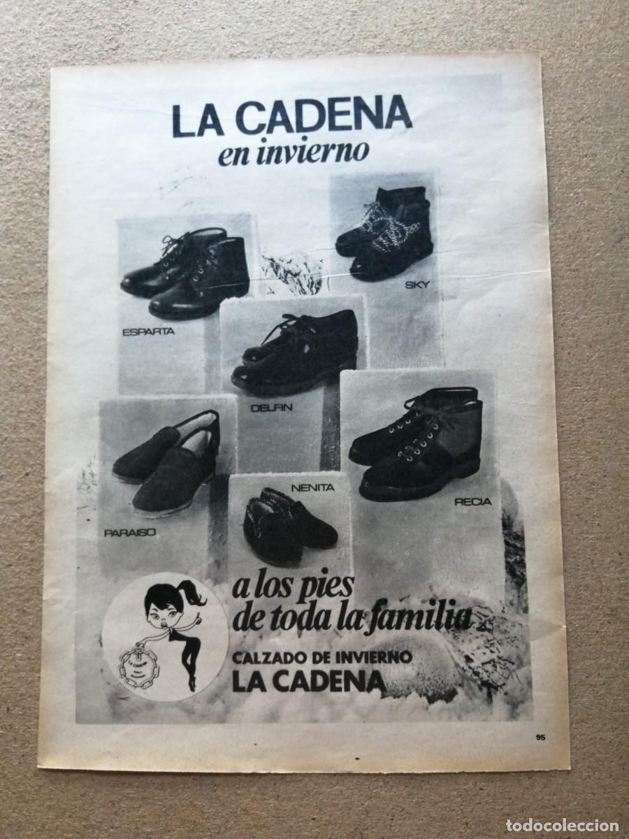 Otros Art&iacute;culos de Coleccionismo en Papel: ANUNCIOS. CALZADOS LA CADENA