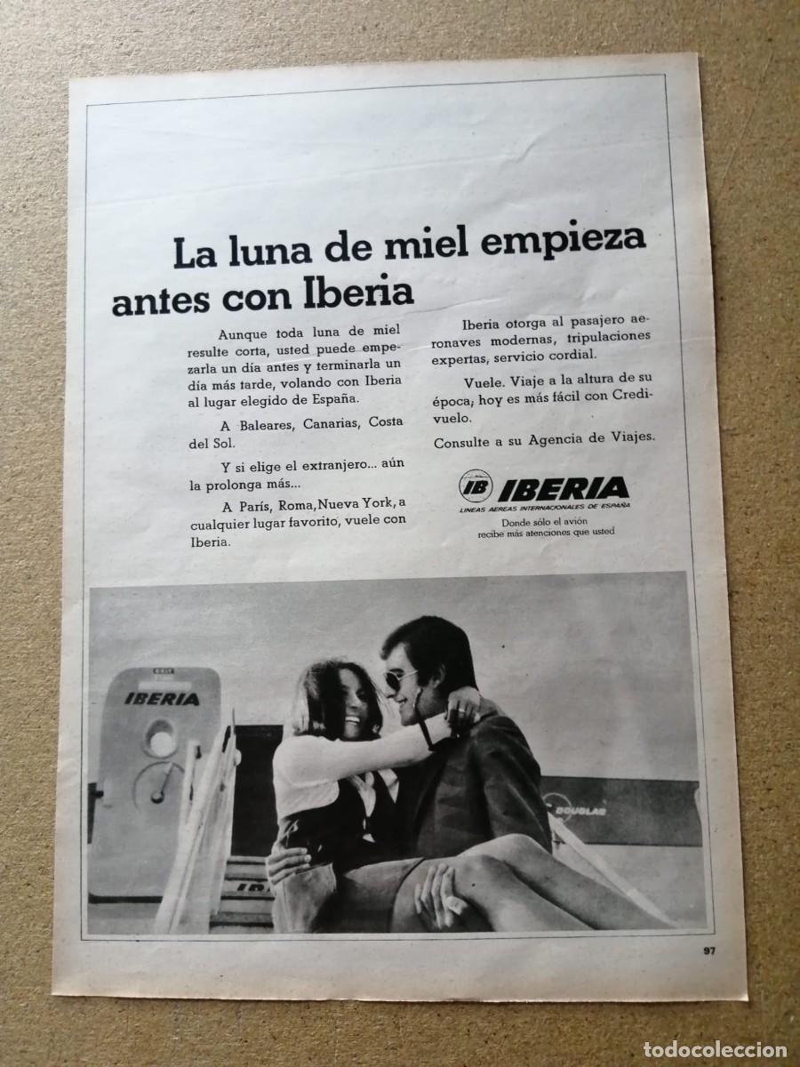 Otros Art&iacute;culos de Coleccionismo en Papel: ANUNCIO. IBERIA, LINEAS AEREAS INTERNACIONALES DE ESPA&Ntilde;A