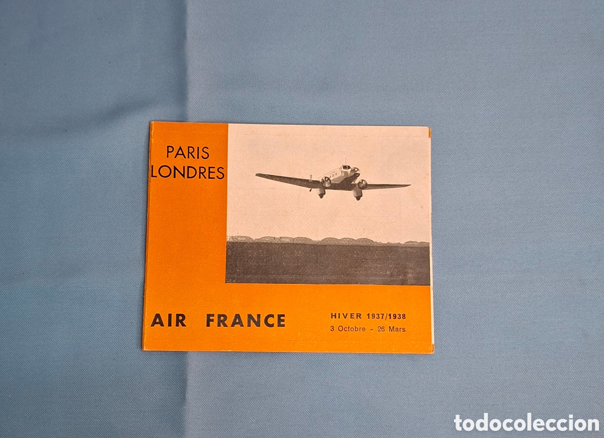 Otros Art&iacute;culos de Coleccionismo en Papel: Folleto Air France 1937