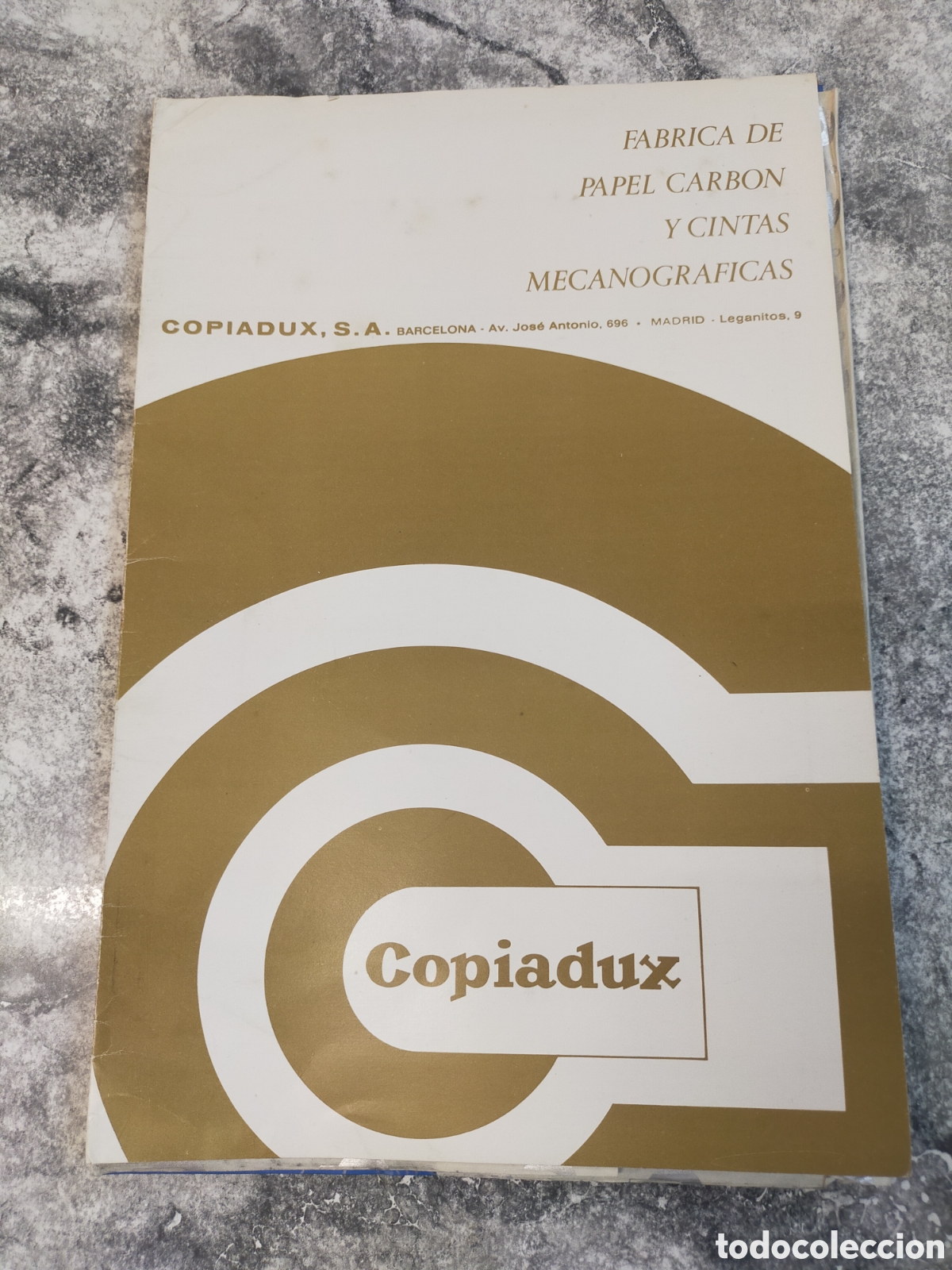 Otros Art&iacute;culos de Coleccionismo en Papel: Papel de carb&oacute;n copiadux, 30 hojas