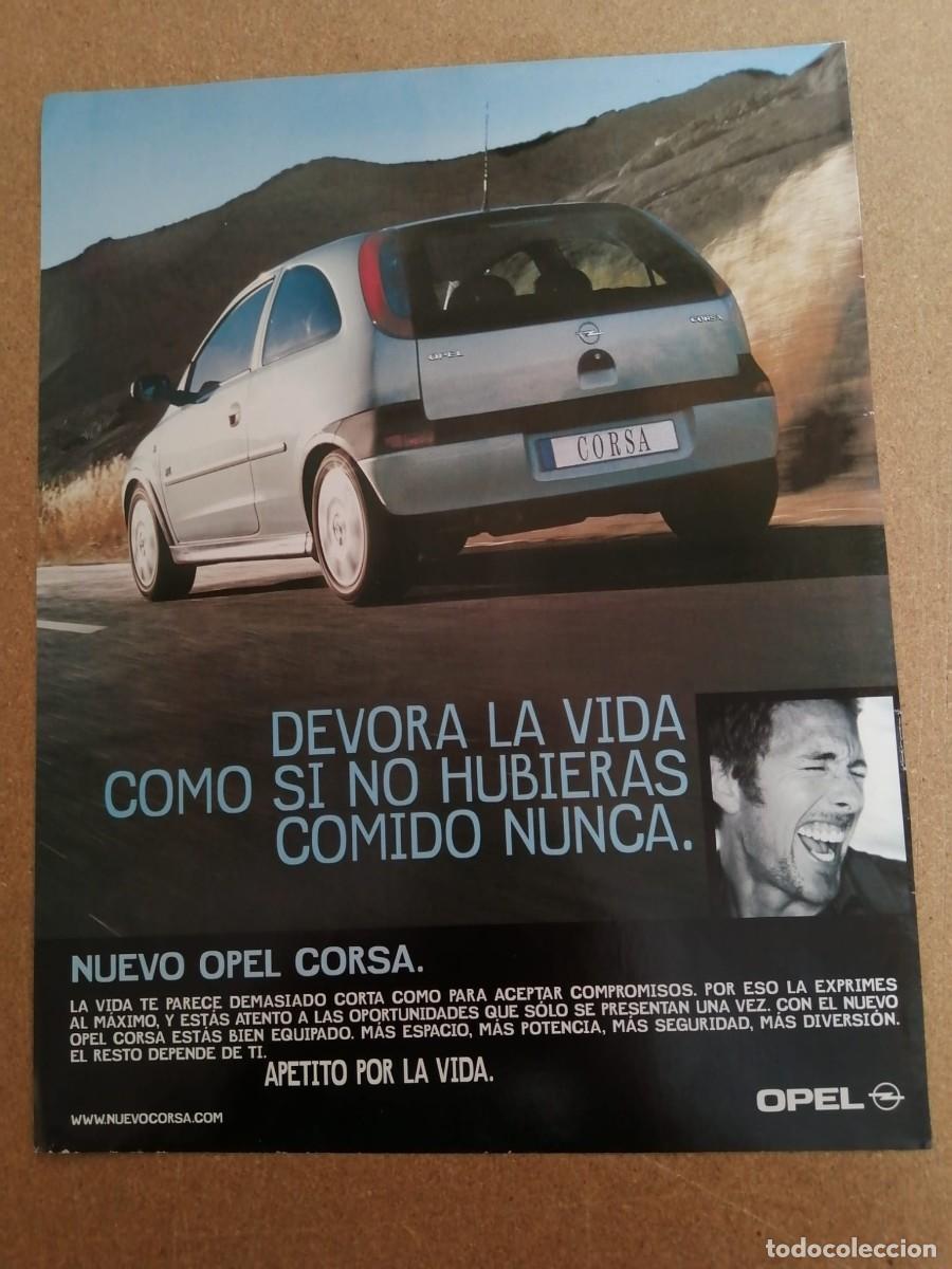 Otros Art&iacute;culos de Coleccionismo en Papel: ANUNCIO. OPEL CORSA.