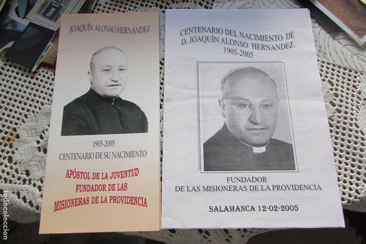 Otros Art&iacute;culos de Coleccionismo en Papel: FOLLETOS JOAQUIN ALONSO HERNANDEZ SALAMANCA 2005