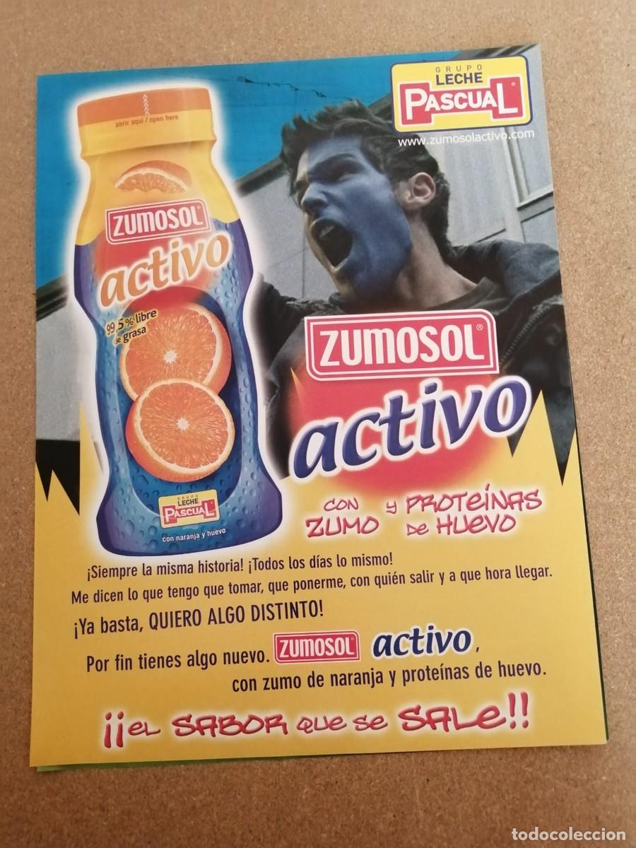 Otros Art&iacute;culos de Coleccionismo en Papel: ANUNCIO. ZUMOSOL ACTIVO