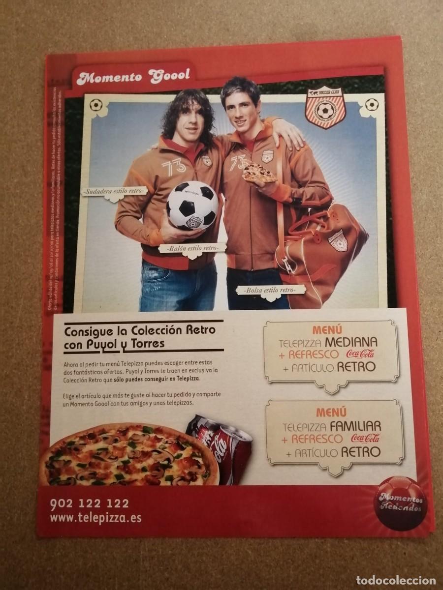 Otros Art&iacute;culos de Coleccionismo en Papel: ANUNCIO. TELEPIZZA, CON PUYOL Y TORRES