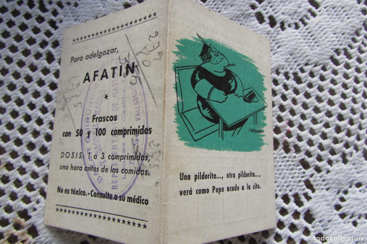 Otros Art&iacute;culos de Coleccionismo en Papel: AFATIN, PARA ADELGAZAR, PUBLICIDAD