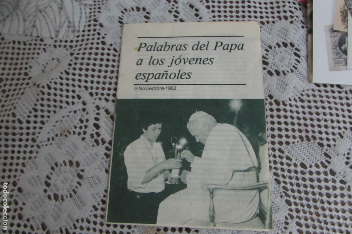 Otros Art&iacute;culos de Coleccionismo en Papel: PALABRAS DEL PAPA A LOS JOVENES ESPA&Ntilde;OLES 1982