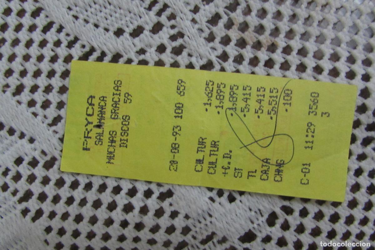 Otros Art&iacute;culos de Coleccionismo en Papel: PRYCA TICKET 1993 SALAMANCA DISCOS