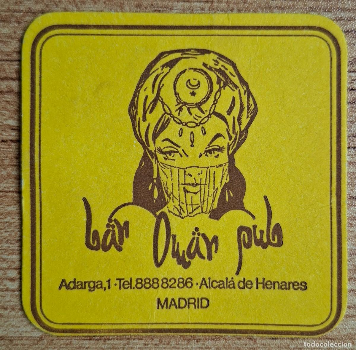 Otros Art&iacute;culos de Coleccionismo en Papel: Posavasos Bar Omar Pub - Alcal&aacute; de Henares (Madrid)