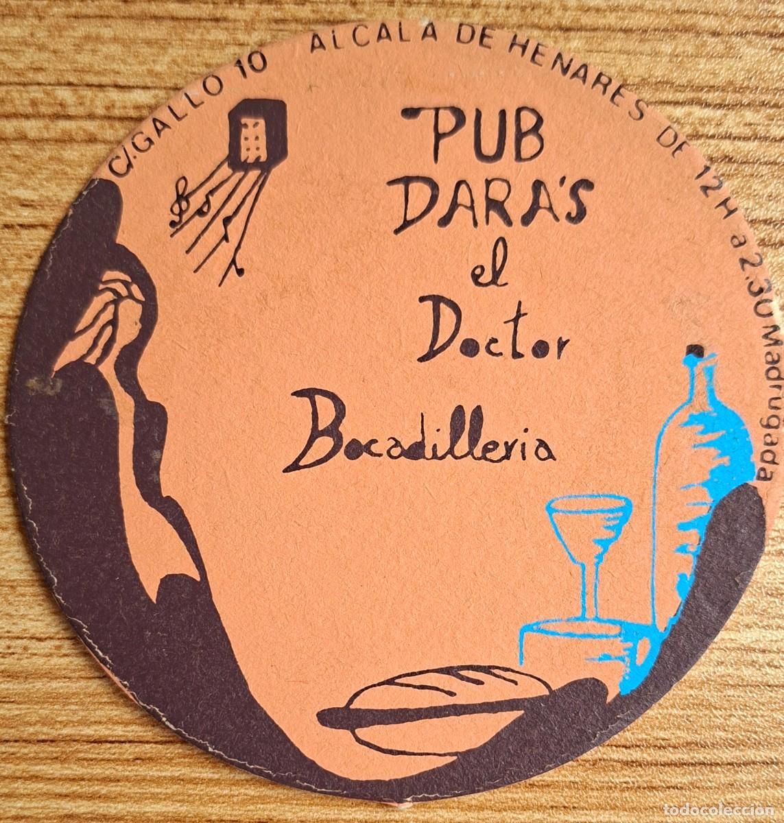 Otros Art&iacute;culos de Coleccionismo en Papel: Posavasos Pub Dara's - Alcal&aacute; de Henares (Madrid)