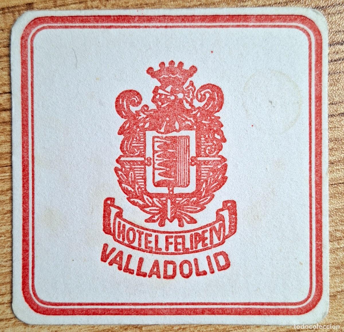 Otros Art&iacute;culos de Coleccionismo en Papel: Posavasos Hotel Felipe IV - Valladolid
