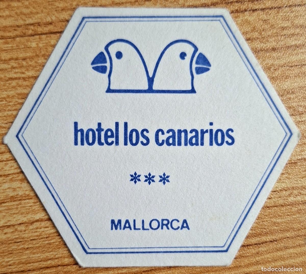 Otros Art&iacute;culos de Coleccionismo en Papel: Posavasos Hotel Los Canarios - Mallorca (Islas Baleares / Illes Balears)