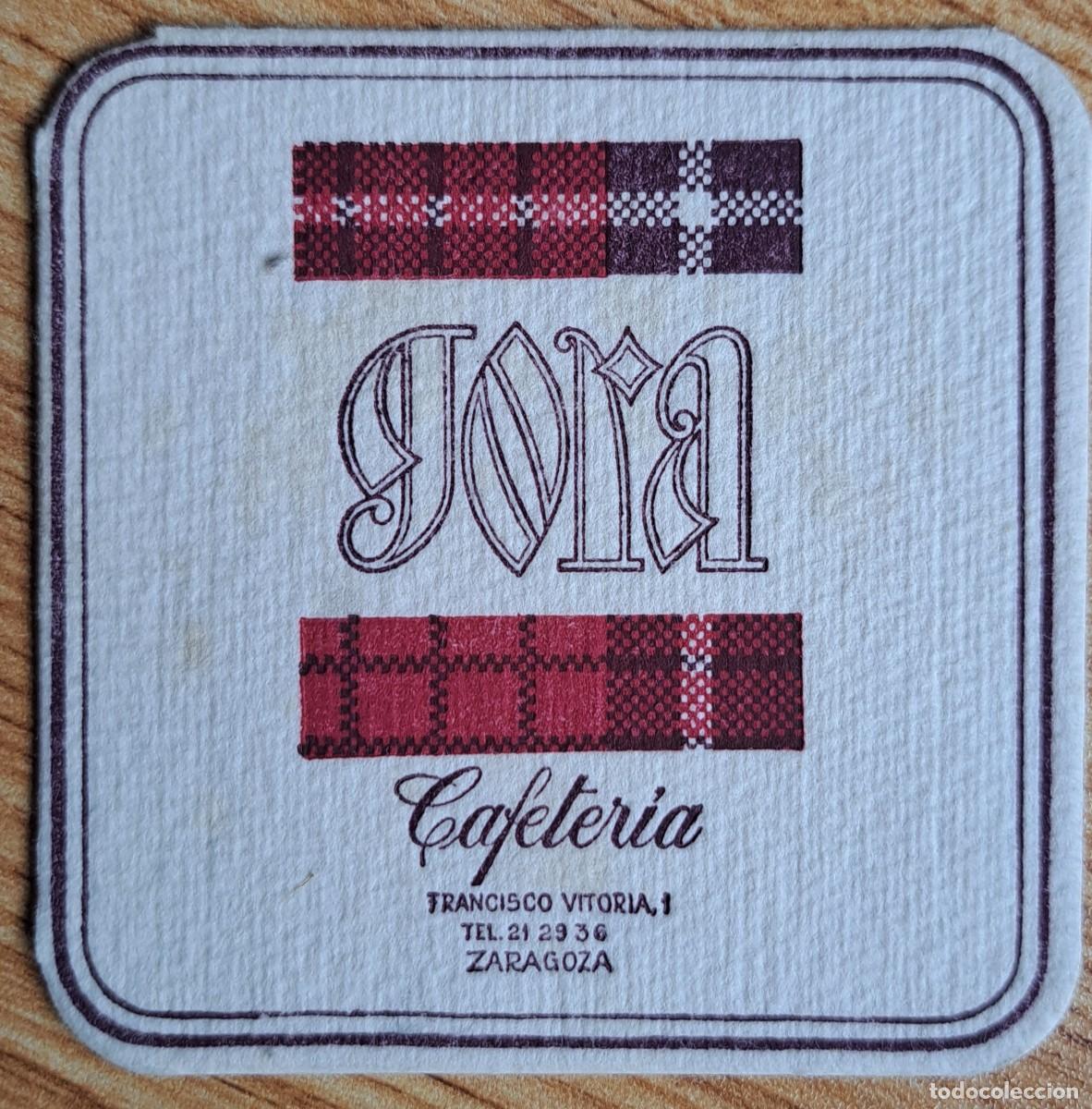 Otros Art&iacute;culos de Coleccionismo en Papel: Posavasos Cafeter&iacute;a Gora - Zaragoza