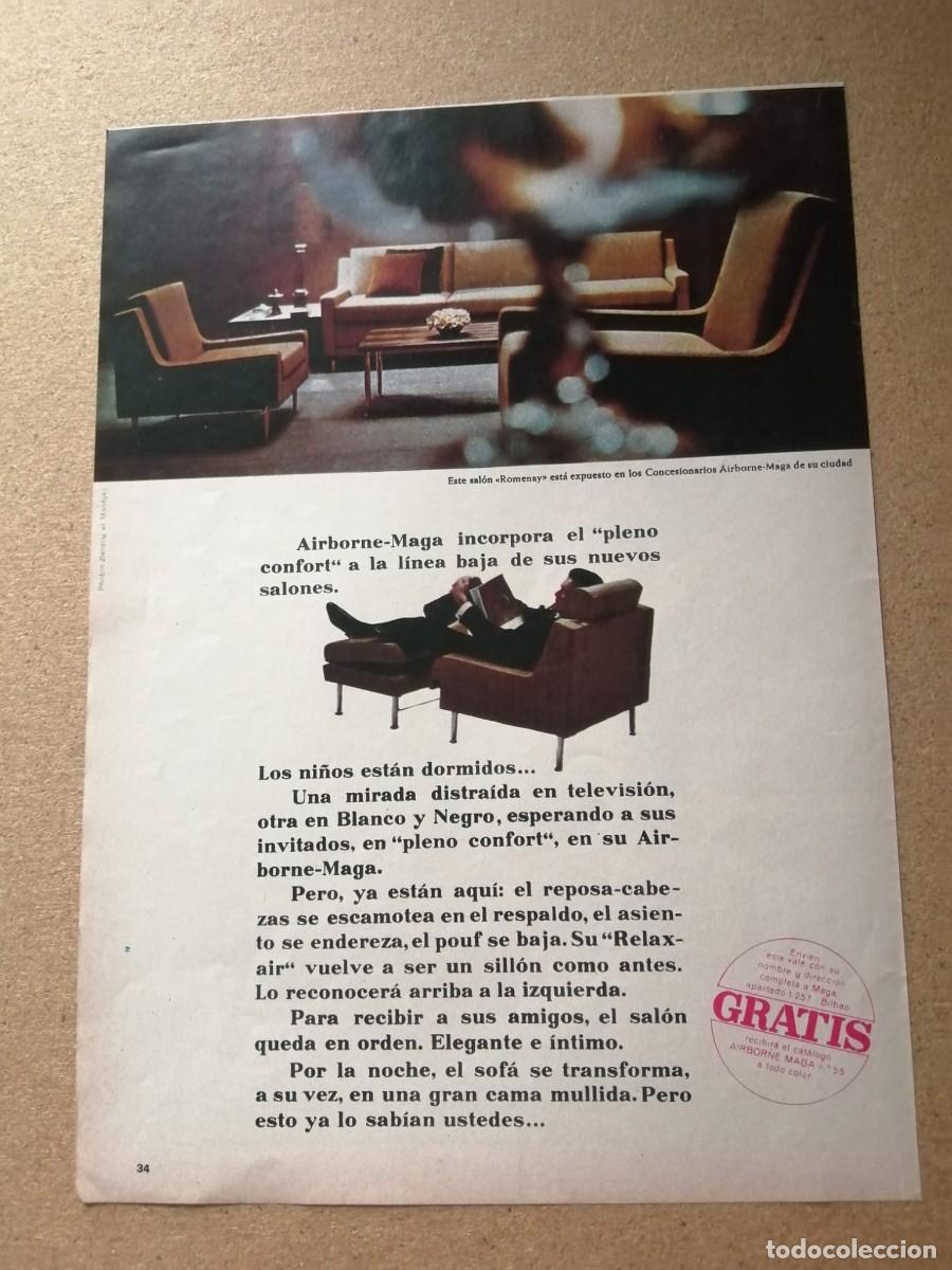 Outros artigos de papel: ANUNCIO. AIRBORNE - MAGA, SALONES A TODO CONFORT
