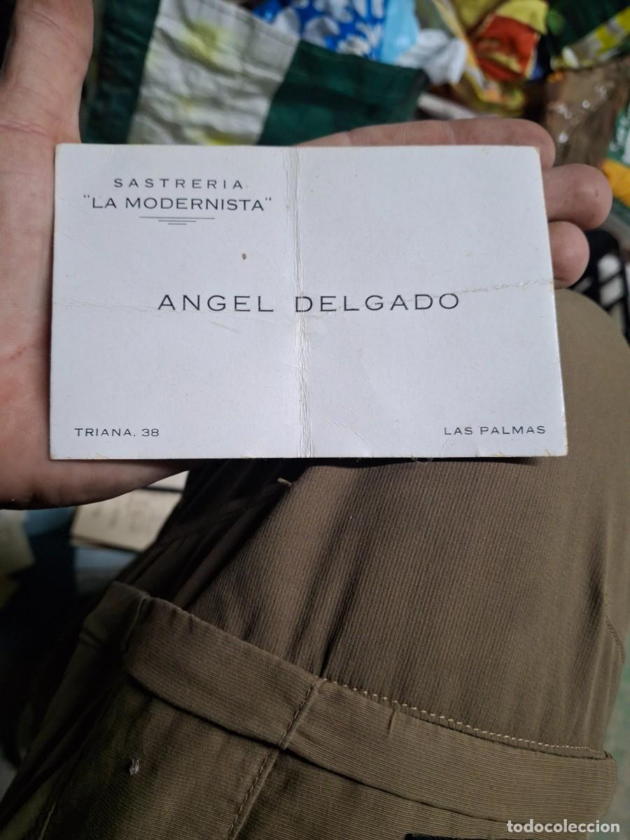 Otros Art&iacute;culos de Coleccionismo en Papel: Antigua tarjeta Saster&iacute;a La Modernista &Aacute;ngel Delgado Triana 38 Las Palmas