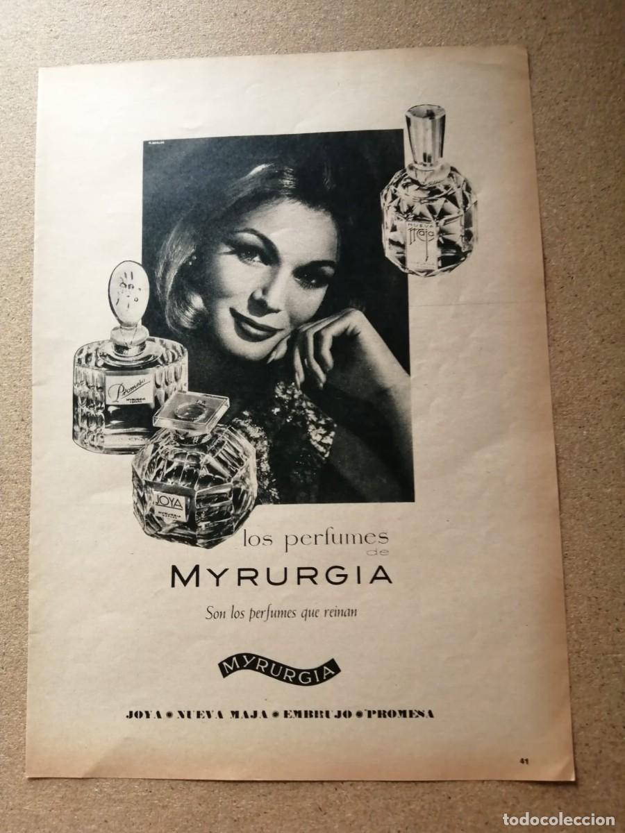 Otros Art&iacute;culos de Coleccionismo en Papel: ANUNCIO. PERFUMES MYRURGIA