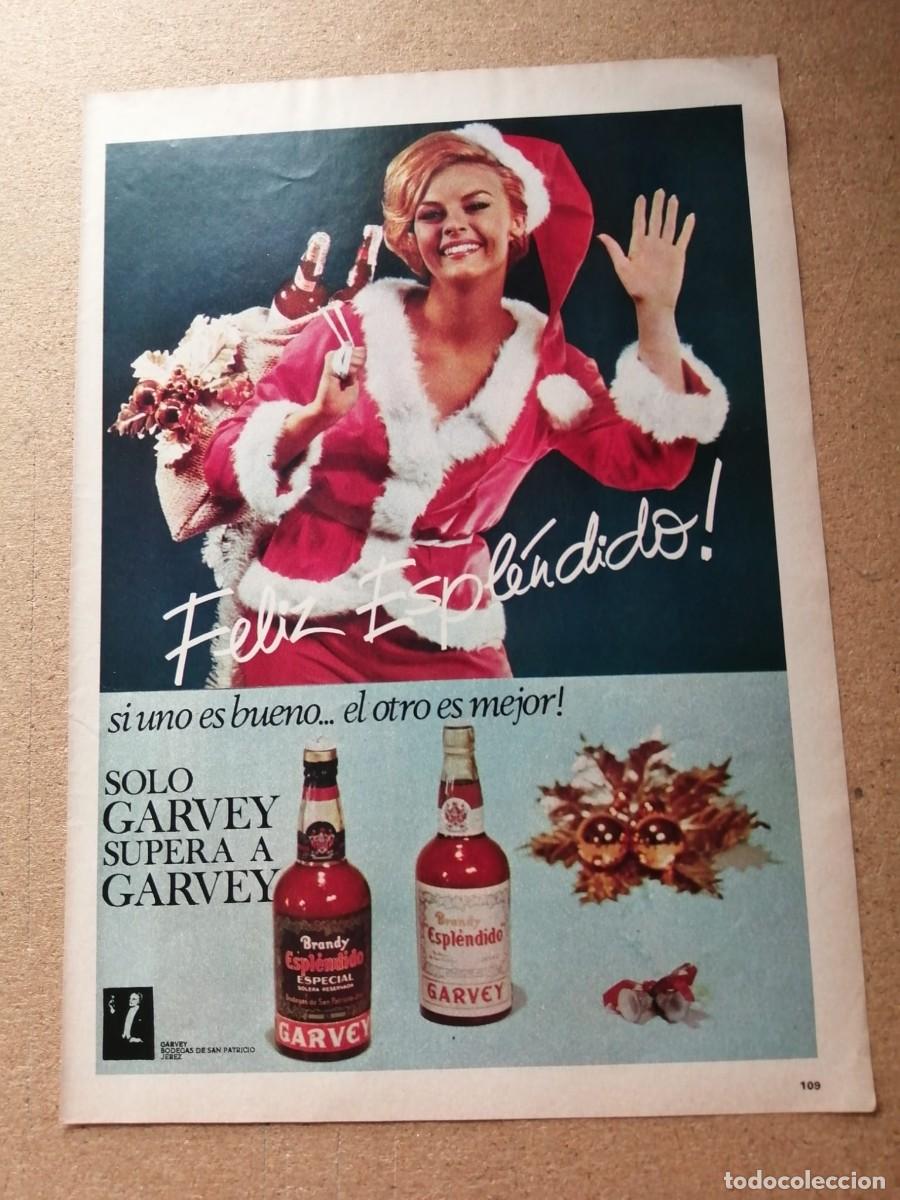 Otros Art&iacute;culos de Coleccionismo en Papel: ANUNCIO. BRANDY ESPLENDIDO GARVEY