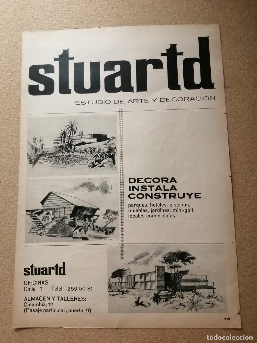 Otros Art&iacute;culos de Coleccionismo en Papel: ANUNCIO. STUARTD, ESTUDIO DE ARTE Y DECORACION