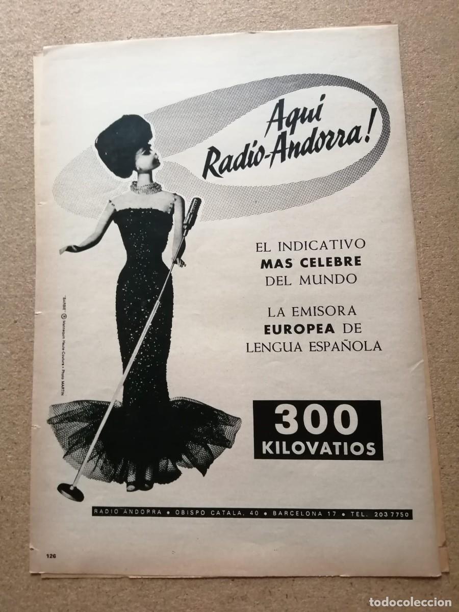 Otros Art&iacute;culos de Coleccionismo en Papel: ANUNCIO. RADIO ANDORRA