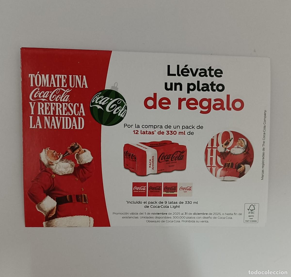 Otros Art&iacute;culos de Coleccionismo en Papel: santa claus coca cola papa noel navidad cocacola bebida promocional display papel publicidad publi