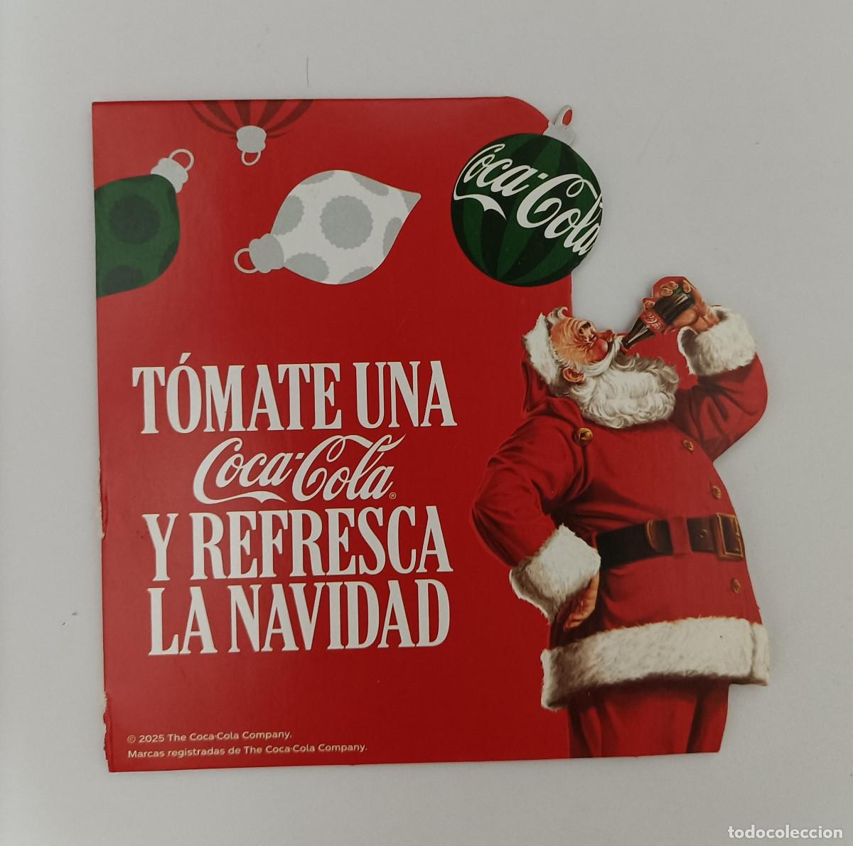 Otros Art&iacute;culos de Coleccionismo en Papel: santa claus coca cola papa noel navidad cocacola bebida promocional displayc carton publicidad publi
