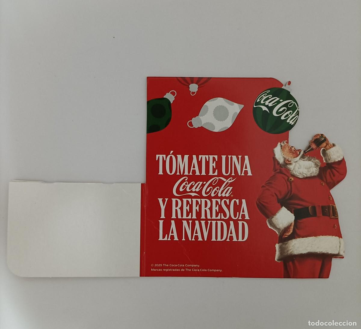 Otros Art&iacute;culos de Coleccionismo en Papel: santa claus coca cola papa noel navidad cocacola bebida promocional displayc carton publicidad publi