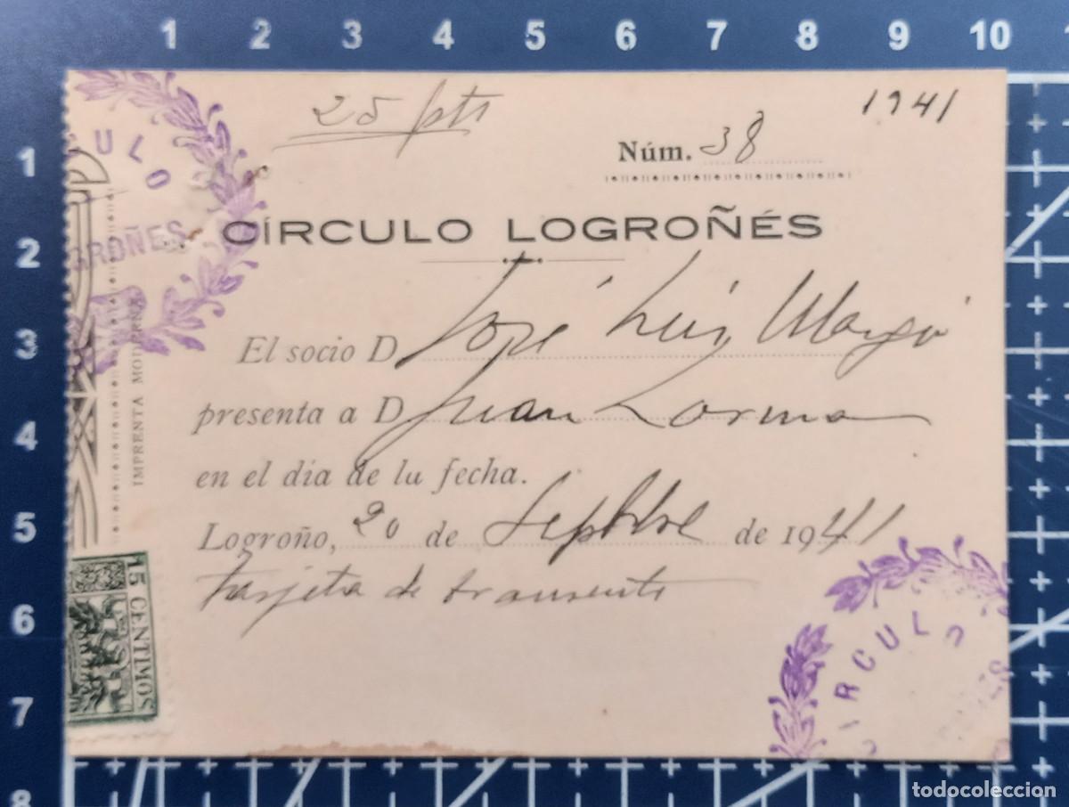 Otros Art&iacute;culos de Coleccionismo en Papel: C&Iacute;RCULO LOGRO&Ntilde;&Eacute;S - 1941