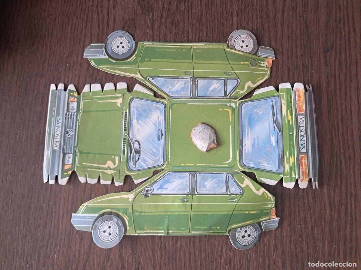 Otros Art&iacute;culos de Coleccionismo en Papel: coche troquelado de cart&oacute;n, de publicidad, citroen, caja de ahorros de Baleares, Sa nostra.