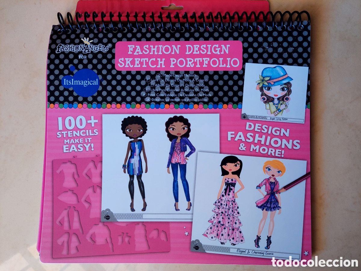 Paper Collecting Others: Libreta para dise&ntilde;ar Fashion Design Sketch Portfolio