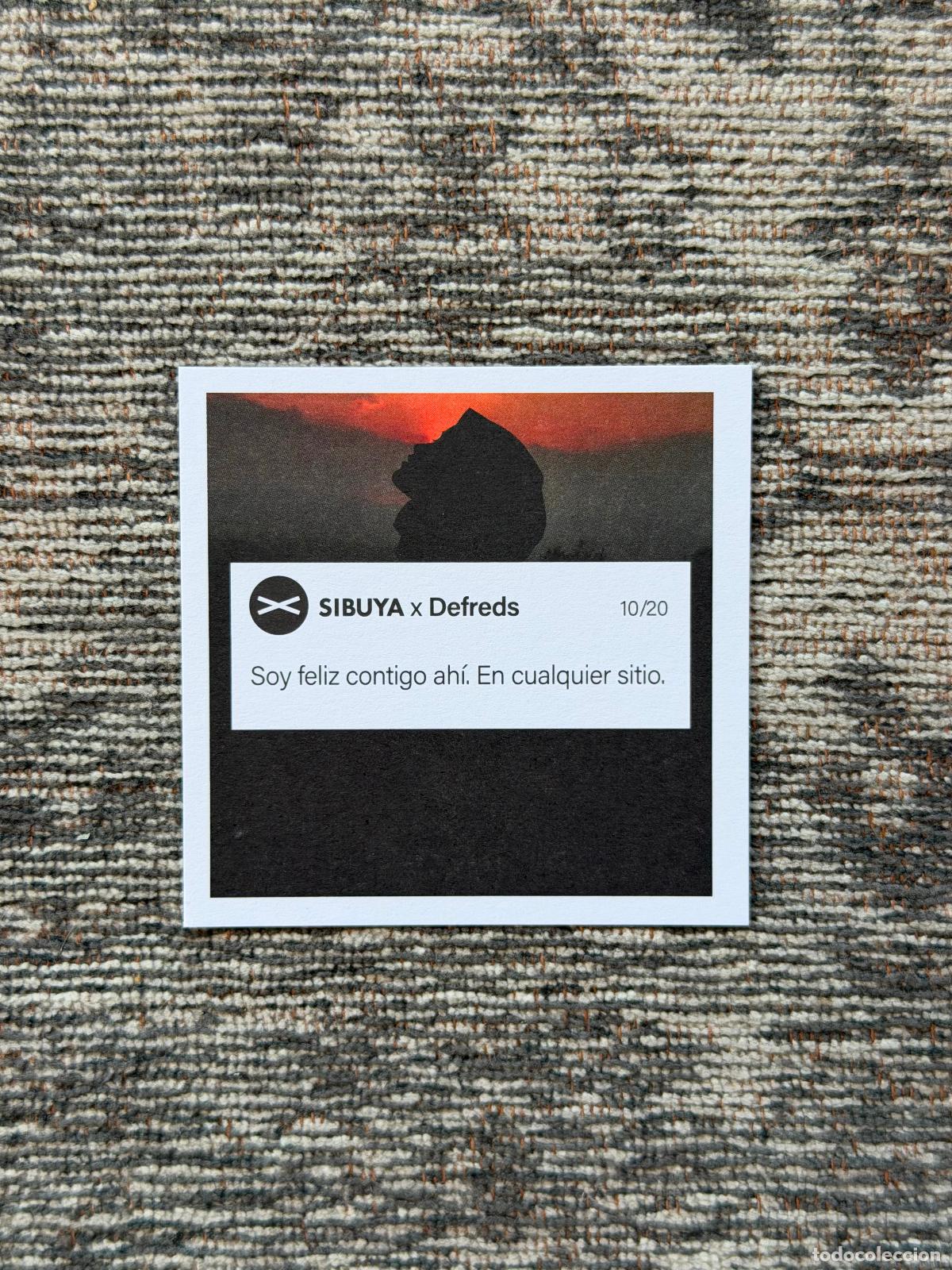 Otros art&iacute;culos de coleccionismo en papel: TARJETA SIBUYA X DEFREDS 10/20