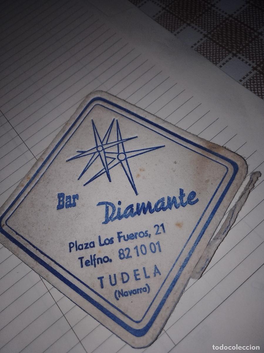 Collectionnisme Papier divers: Posavasos a&ntilde;os 50 60 aproximado bar diamante tudela