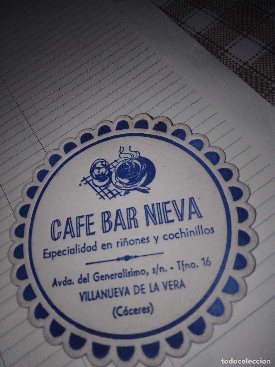 Collectionnisme Papier divers: Posavasos a&ntilde;os 50 60 aproximado caf&eacute; bar nueva C&aacute;ceres