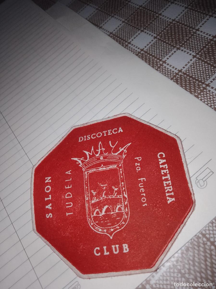 Otros art&iacute;culos de coleccionismo en papel: Posavasos a&ntilde;os 50 60 aproximado discoteca cafeter&iacute;a tudela
