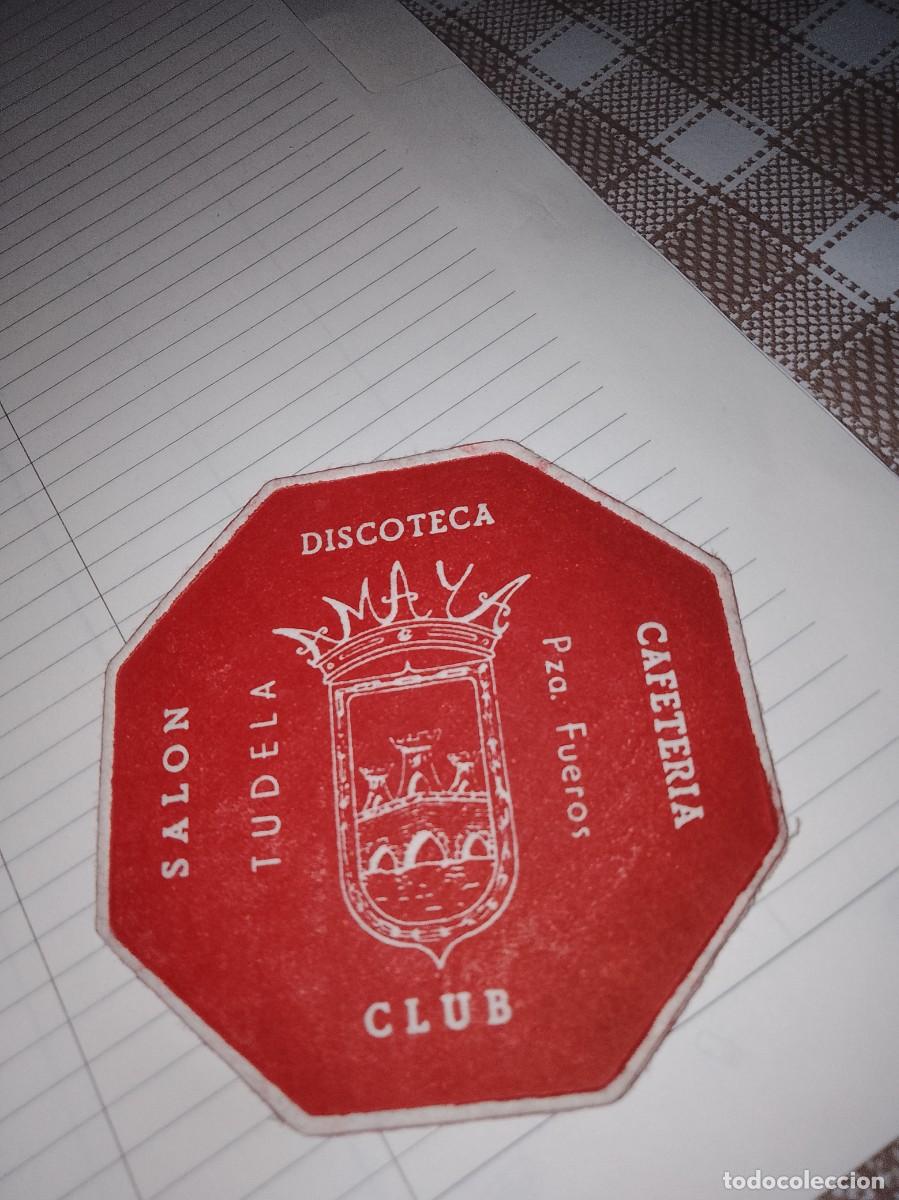 Otros art&iacute;culos de coleccionismo en papel: Posavasos a&ntilde;os 50 60 aproximado discoteca cafeter&iacute;a tudela