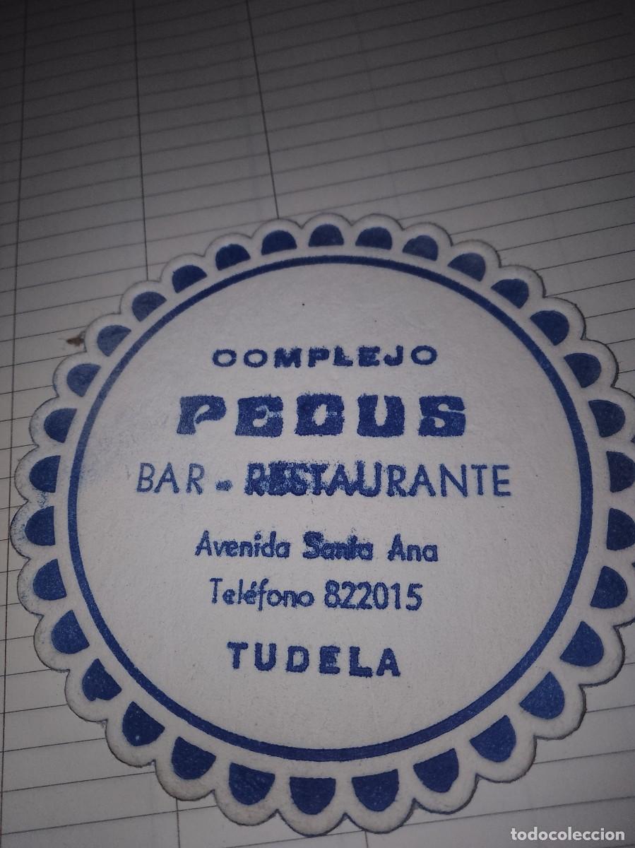 Otros art&iacute;culos de coleccionismo en papel: Posavasos a&ntilde;os 50 60 aproximado Bar restaurante complejo Tudela