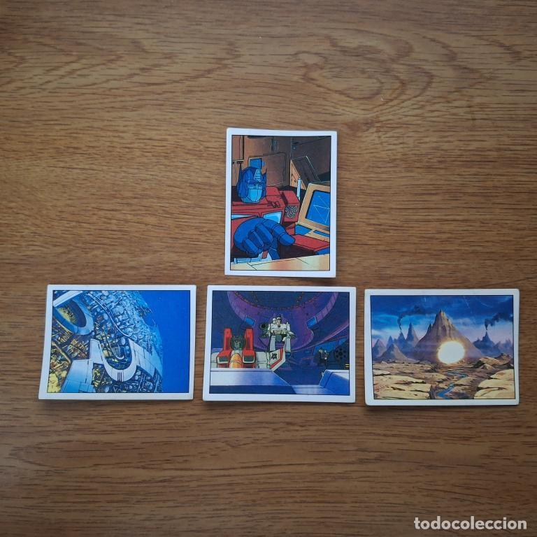 Otros art&iacute;culos de coleccionismo en papel: PANINI tarjeta coleccionable TRANSFORMERS 1991 HASBRO BORBA №№ 12 15 17 19
