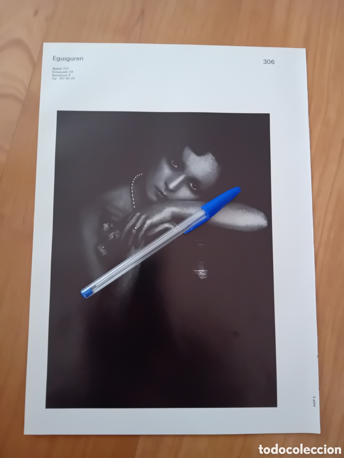 Otros art&iacute;culos de coleccionismo en papel: PAGINA DE PROMOCI&Oacute;N DEL FOT&Oacute;GRAFO EGUIGUREN. ANUARIO ART DIRECTORS. A&Ntilde;OS 90