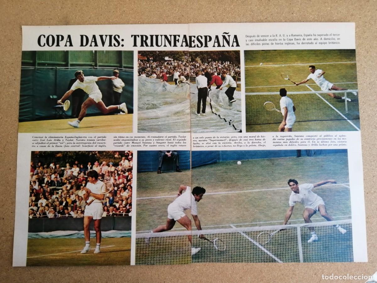 Otros art&iacute;culos de coleccionismo en papel: REPORTAJE. COPA DAVIS, TRIUNFA ESPA&Ntilde;A (1967)