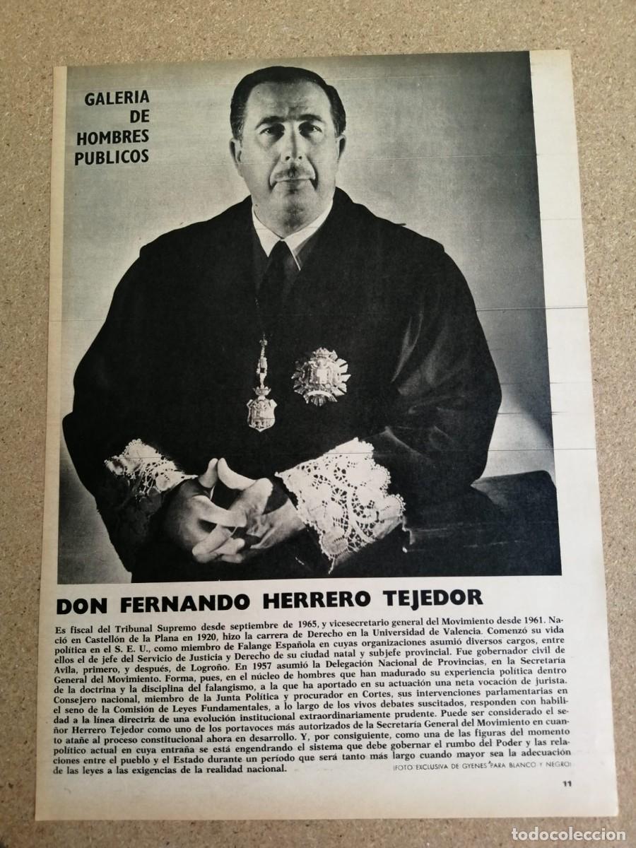 Otros art&iacute;culos de coleccionismo en papel: ARTICULO PERIODISTICO. FERNANDO HERRERO TEJEDOR