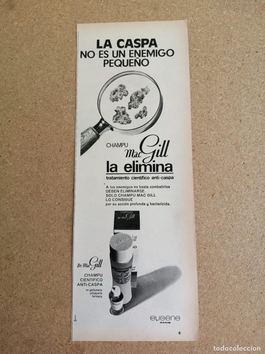 Otros art&iacute;culos de coleccionismo en papel: ANUNCIO. CHAMPU ANTI CASPA, MacGILL