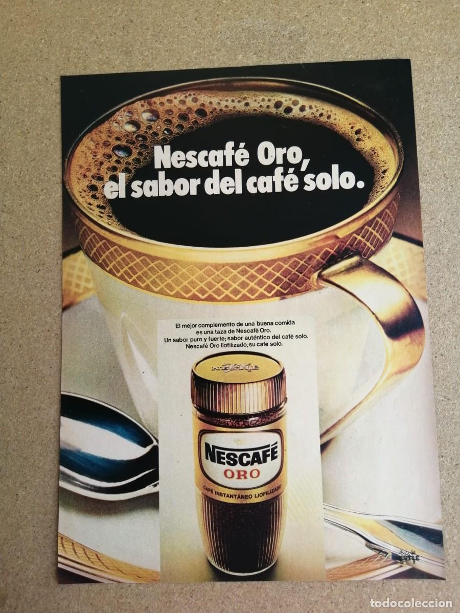 Otros art&iacute;culos de coleccionismo en papel: ANUNCIO. NESCAFE ORO