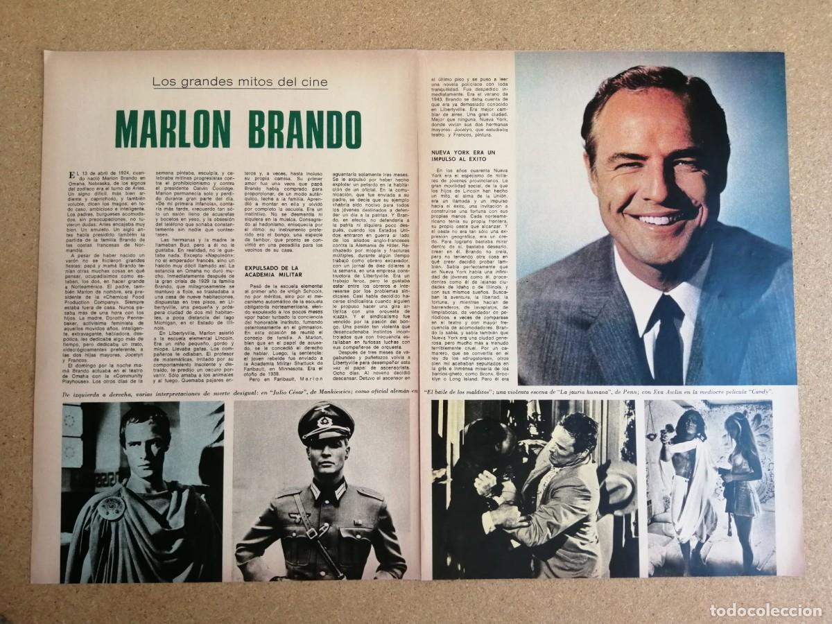 Otros art&iacute;culos de coleccionismo en papel: REPORTAJE. MARLON BRANDO