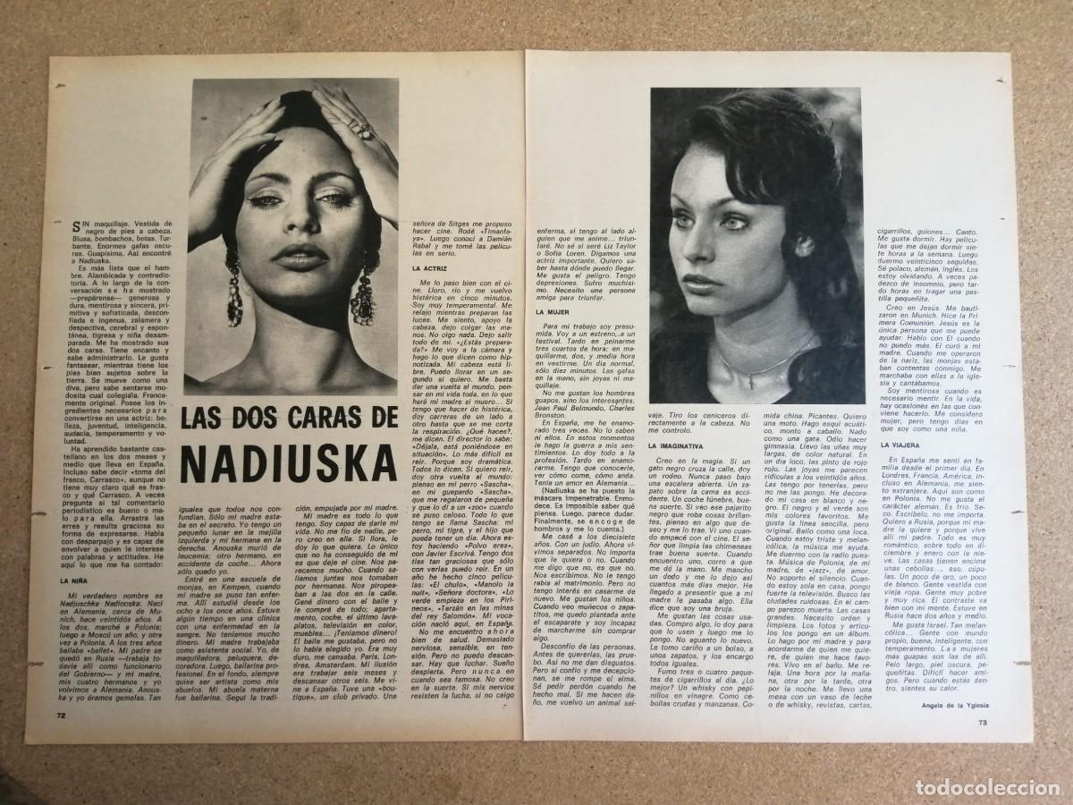 Otros art&iacute;culos de coleccionismo en papel: REPORTAJE. LAS DOS CARAS DE NADIUSKA