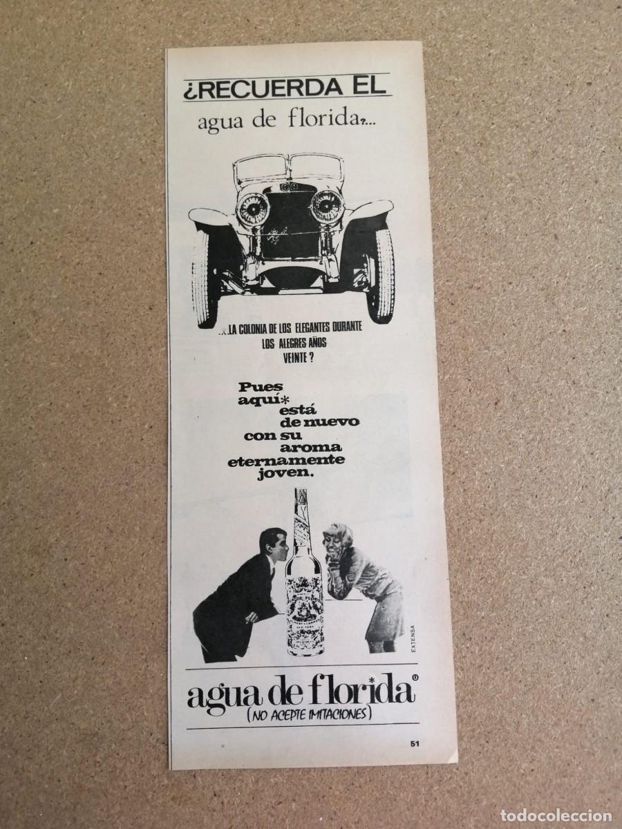 Otros art&iacute;culos de coleccionismo en papel: ANUNCIO. AGUA DE FLORIDA