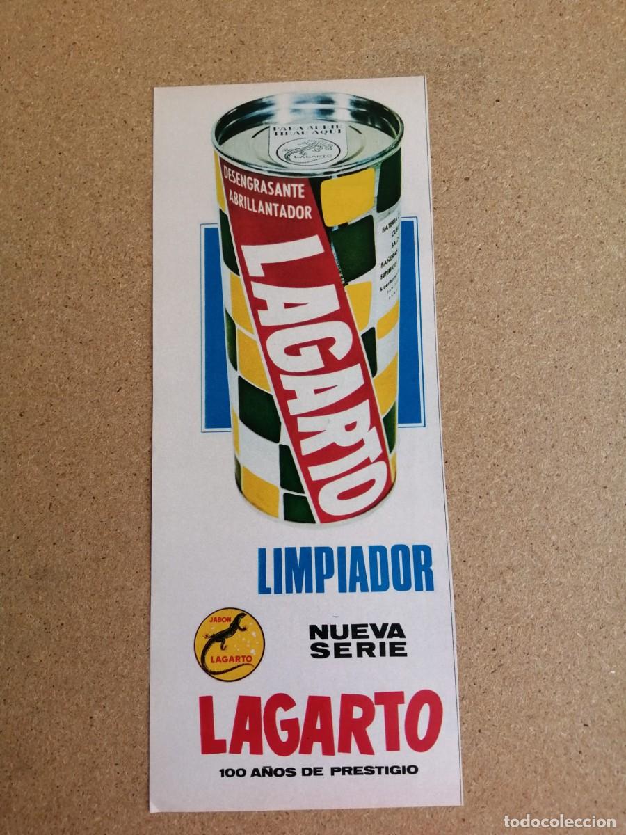 Otros art&iacute;culos de coleccionismo en papel: ANUNCIO. DESENGRASANTE LIMPIADOR LAGARTO